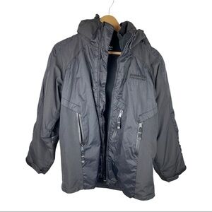 Precision Mountain Wear Black Ski Snowboard Coat